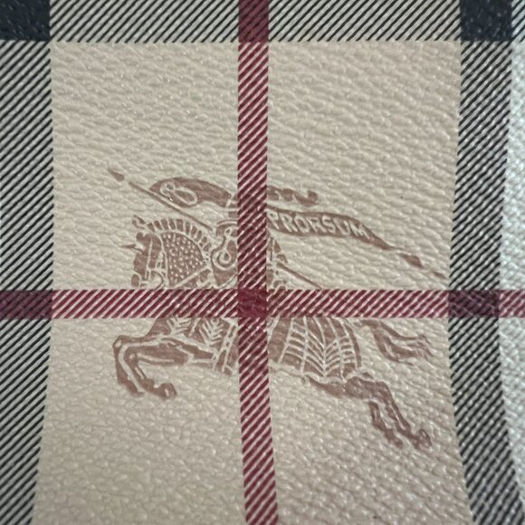 Burberry Haymarket check Clara chain wristlet/shoulder bag, EUC - Picture 8 of 10